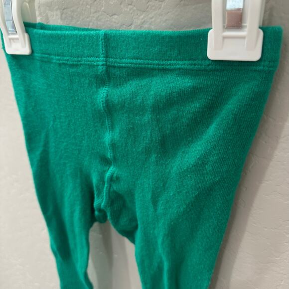 Mini Boden Green Footless Tights - Picture 2 of 7